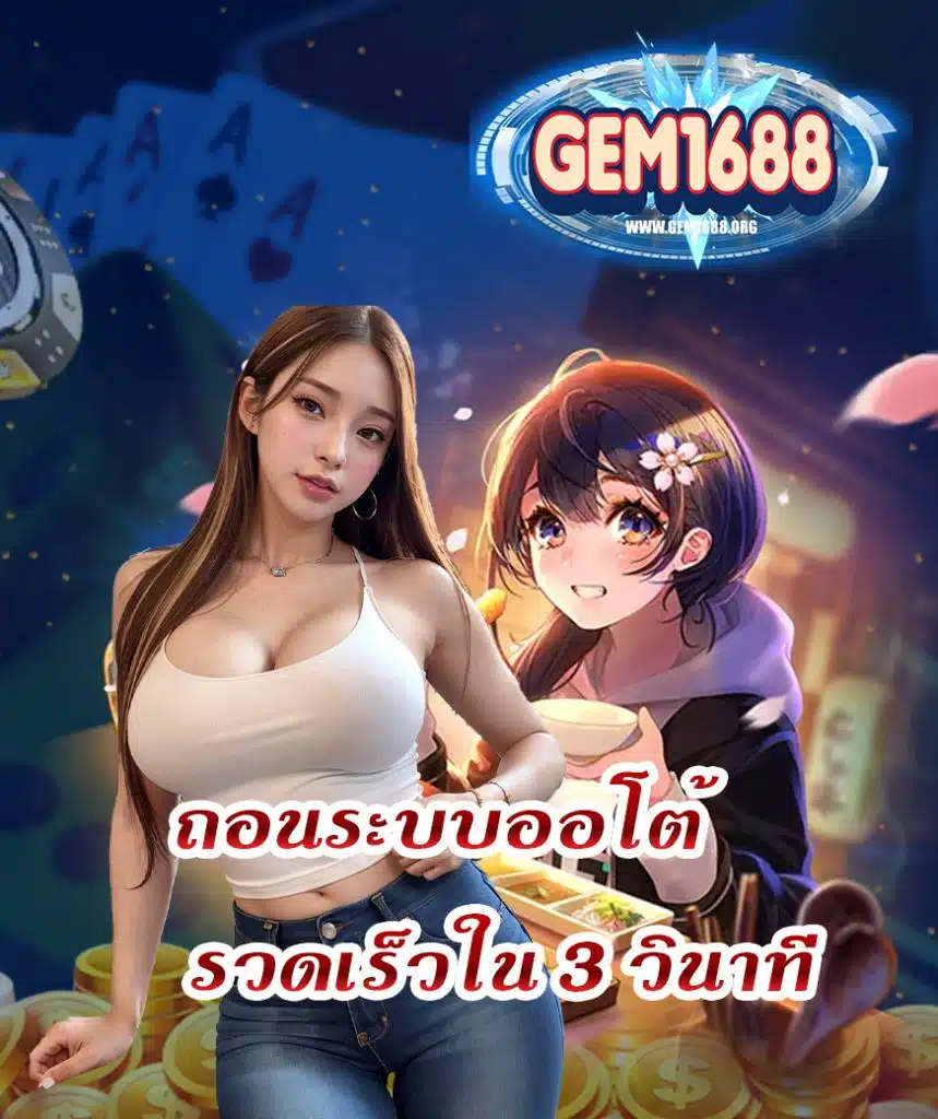 gem1688 ไม่มีขั้นต่ำ